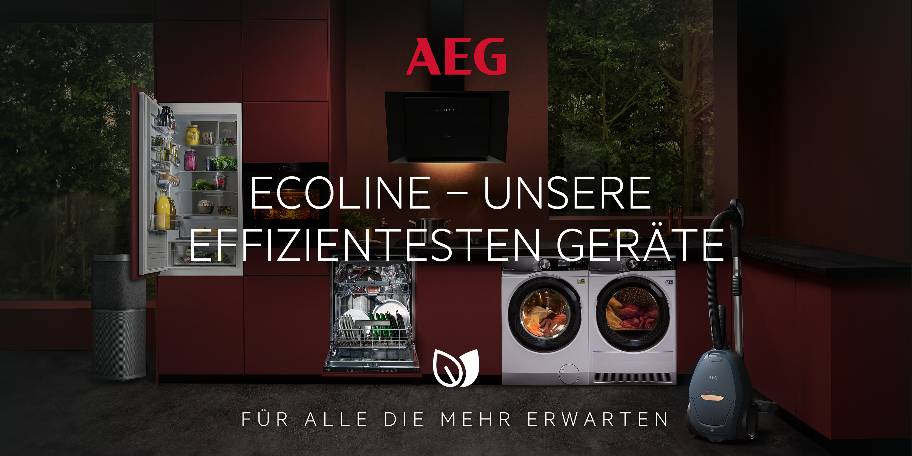 AEG Ecoline Titelbild - unsere effizientesten Geräte.