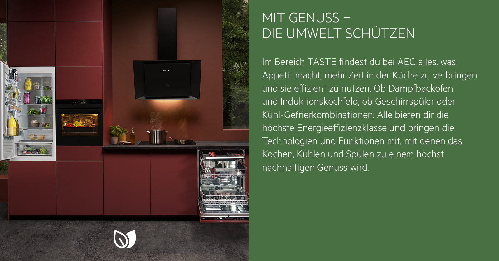 AEG Ecoline Teaste - Geräte, die Appetit machen, mehr Zeit in der Küche zu verbringen.
