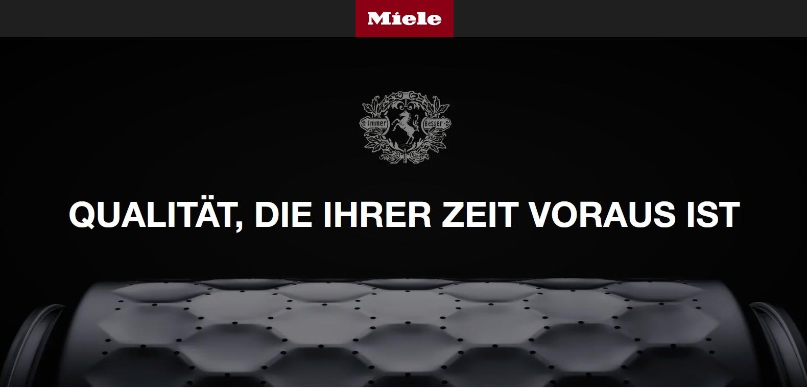Miele Waschtrommel Teaser mit Logo